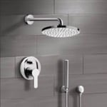 Remer SFH21 Chrome Shower System with 8